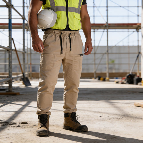 Calças cargo confortáveis e funcionais com múltiplos compartimentos 